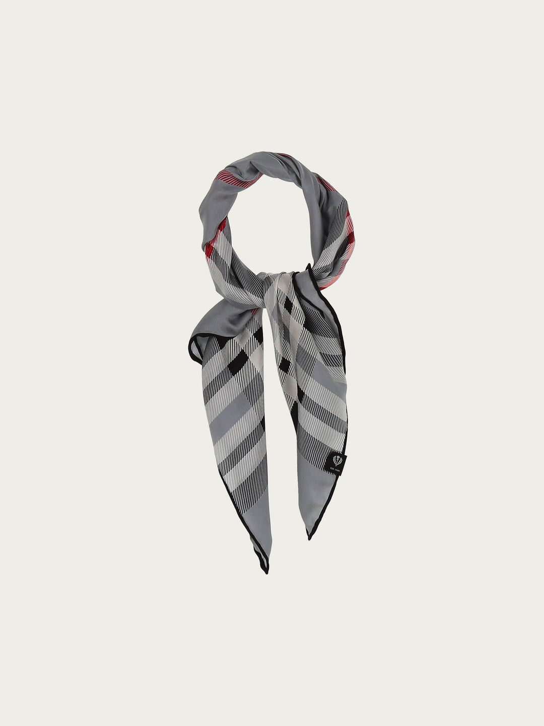 Nickituch mit FRAAS Plaid Karo aus reiner Seide