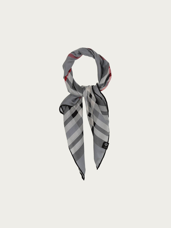Nickituch mit FRAAS Plaid Karo aus reiner Seide