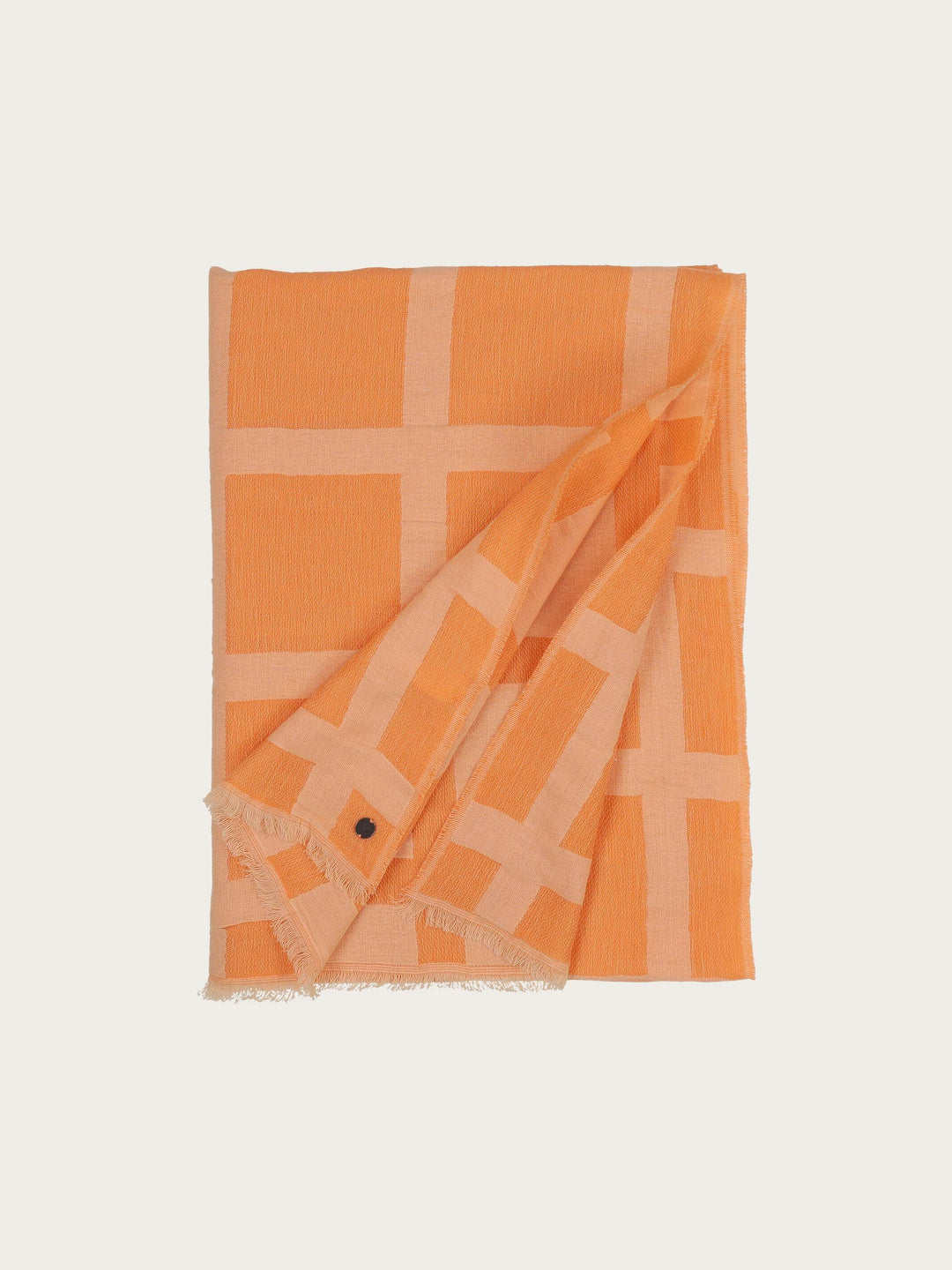 Sustainability Edition - Stola mit XL-Karo in Wollmischung