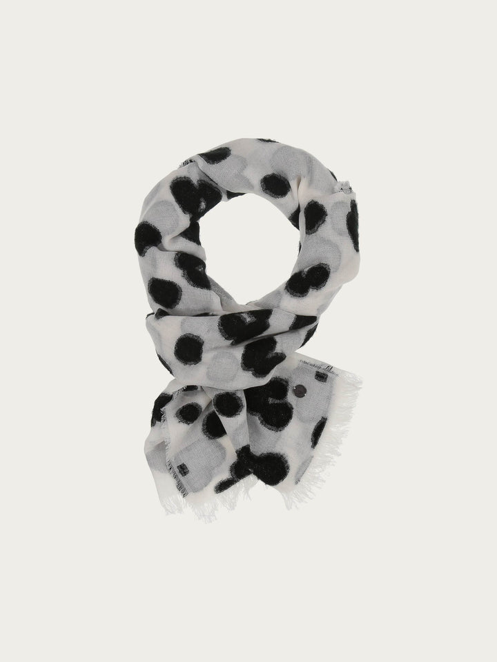 Fil Coupé Schal mit Leo-Design