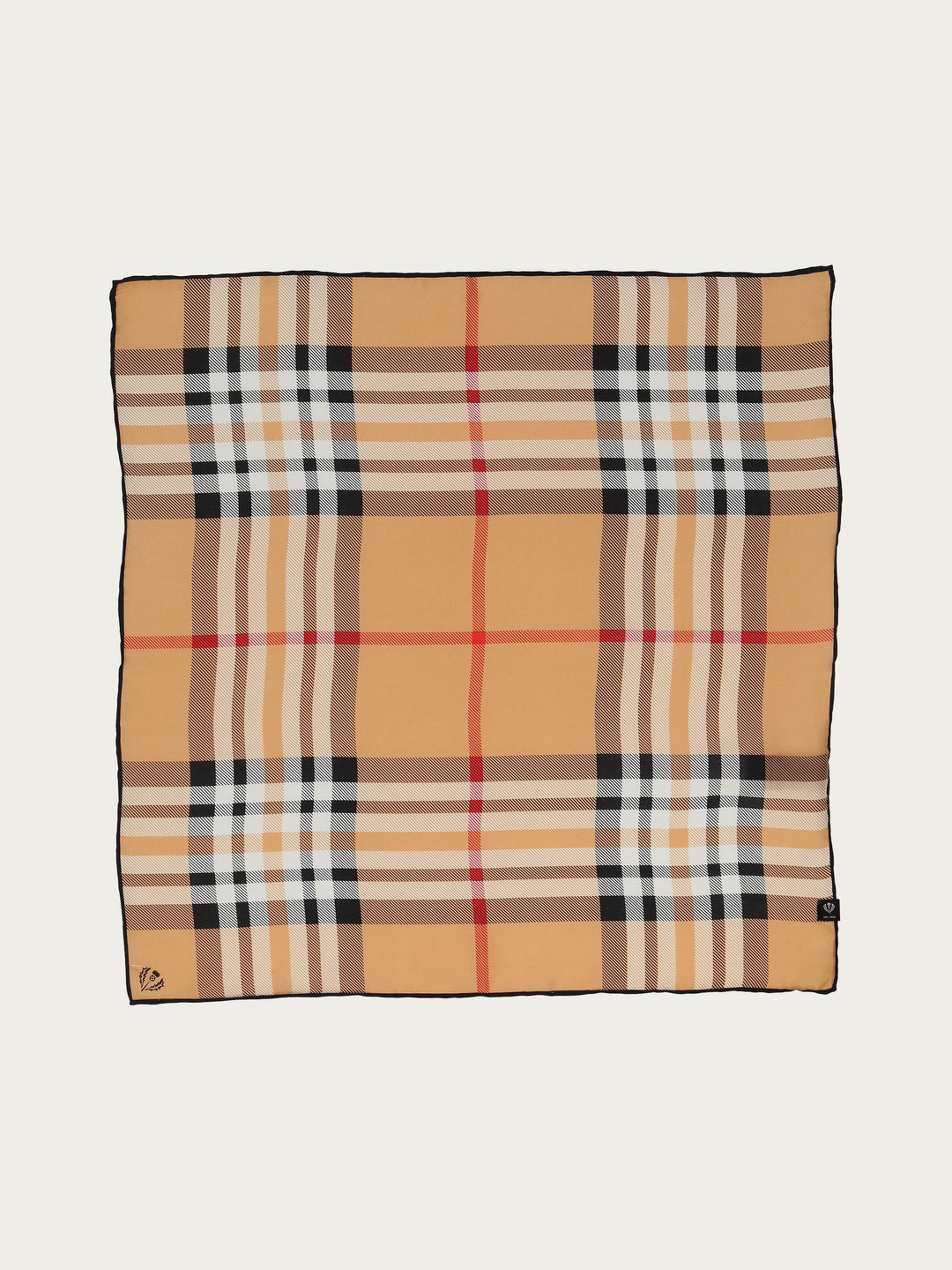 Nickituch mit FRAAS Plaid Karo aus reiner Seide