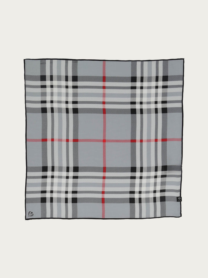 Nickituch mit FRAAS Plaid Karo aus reiner Seide