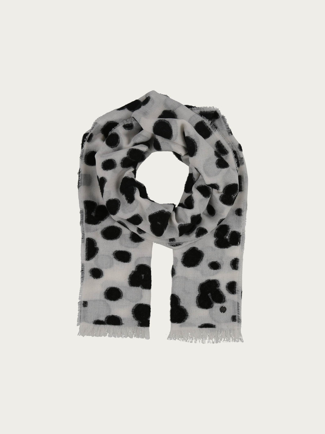 Fil Coupé Schal mit Leo-Design