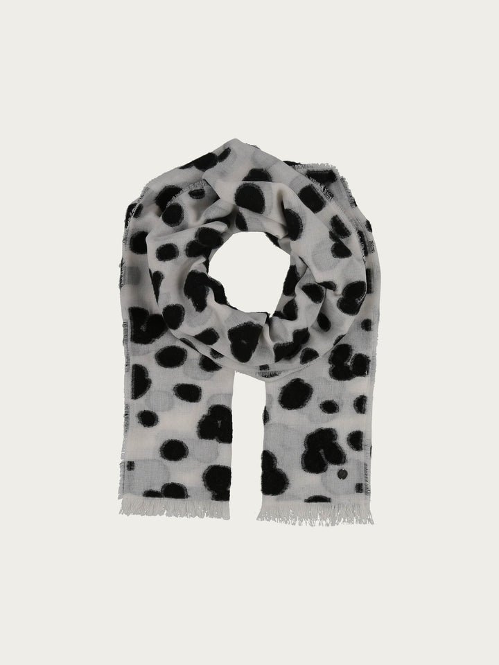 Fil Coupé Schal mit Leo-Design