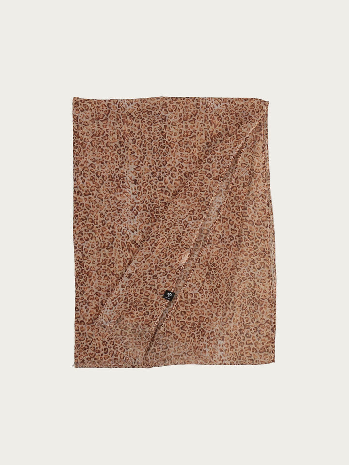 Schal mit zartem Leo-Design