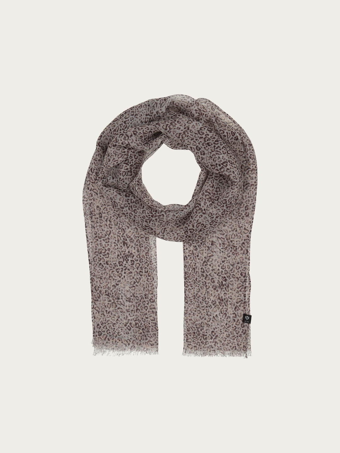 Schal mit zartem Leo-Design
