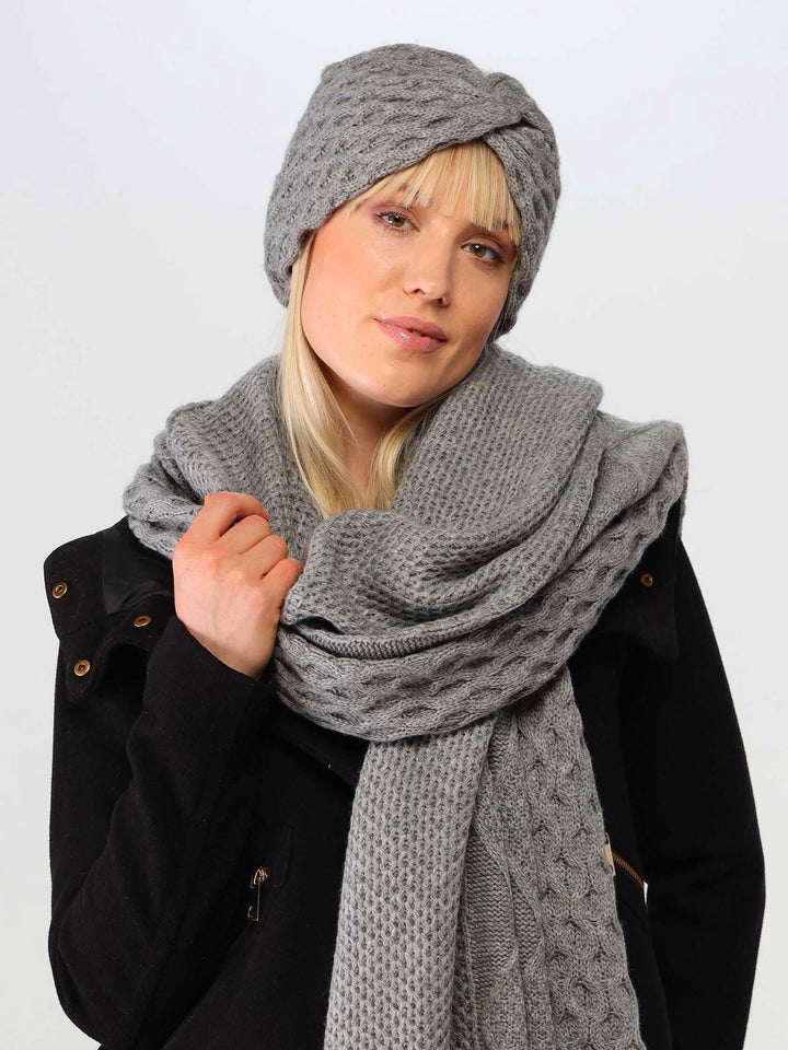 Strick-Stola in Kaschmirmischung in Geschenkbox