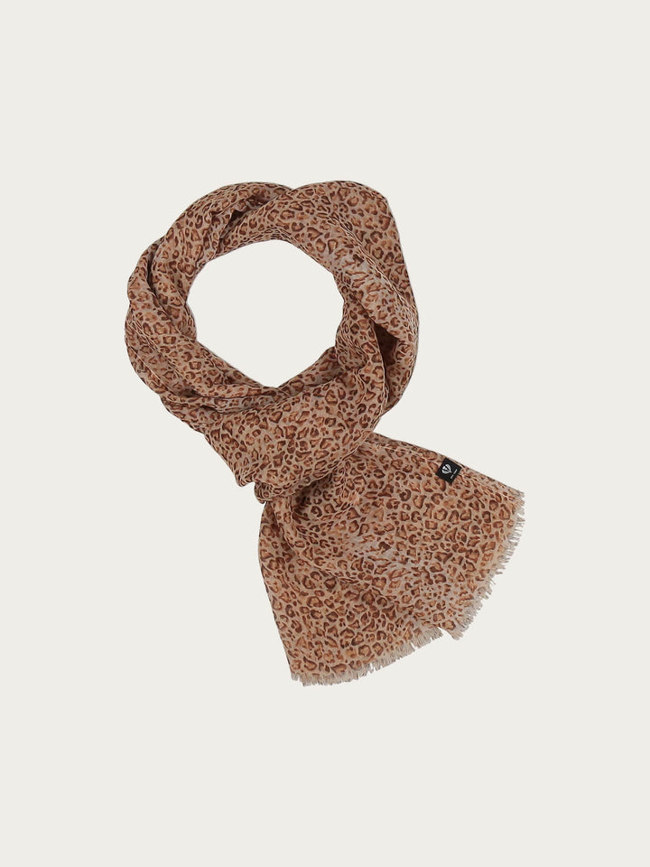 Schal mit zartem Leo-Design