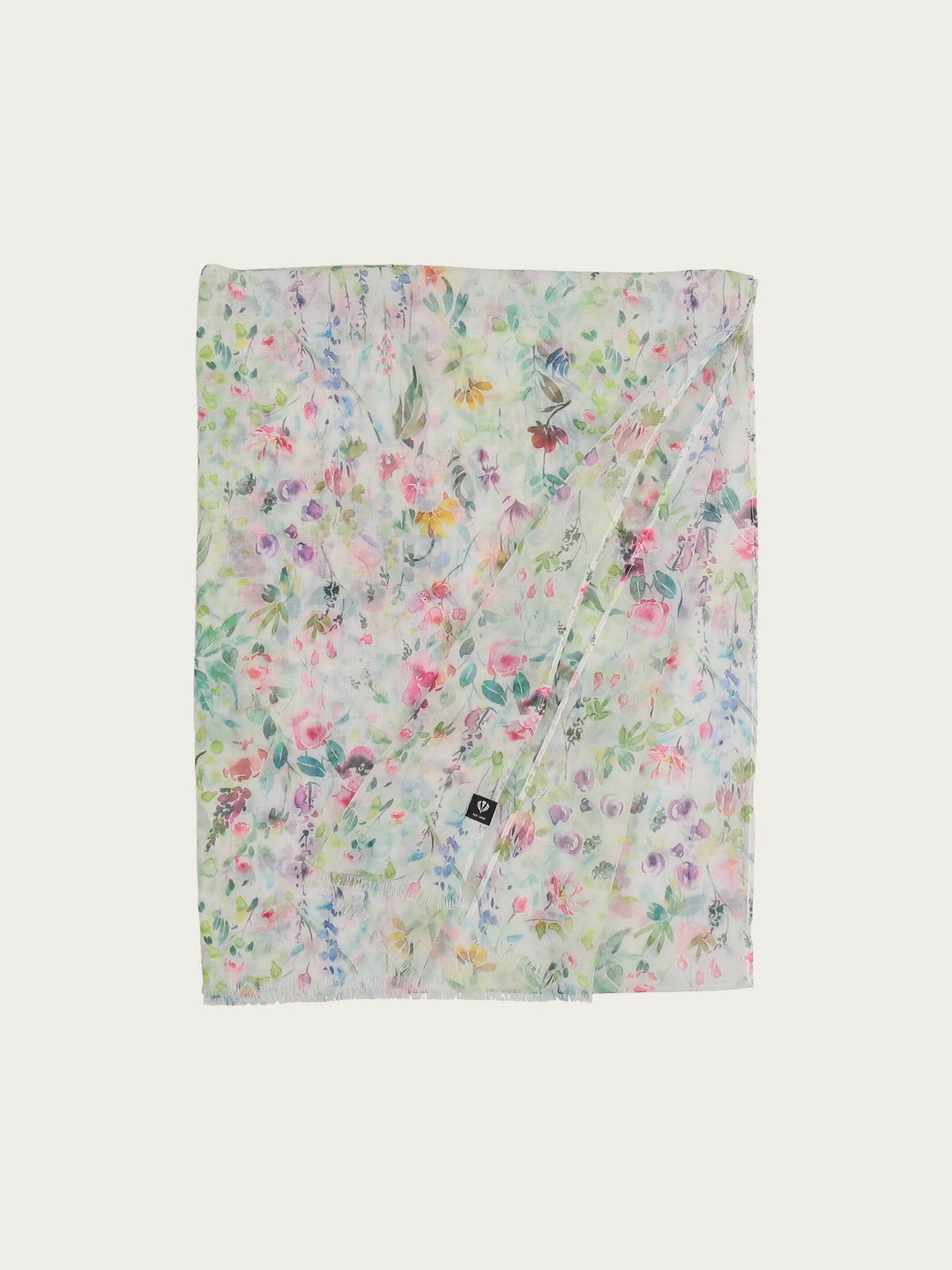 Schal mit zartem Blumen-Design