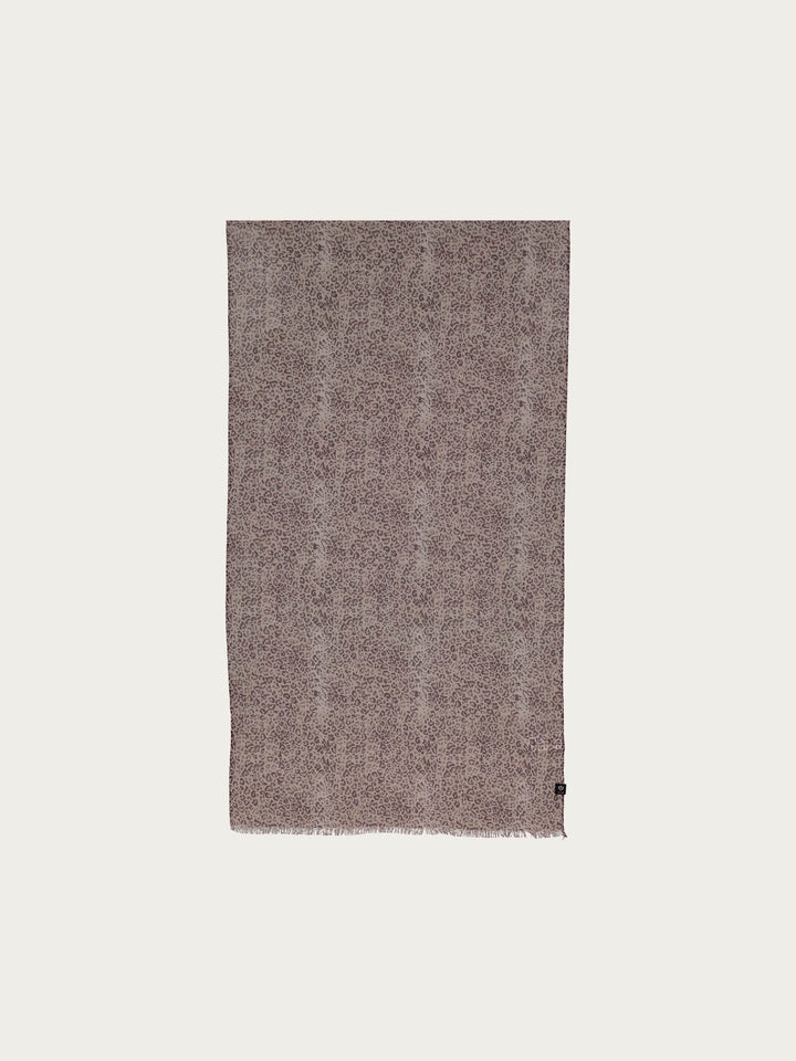 Schal mit zartem Leo-Design