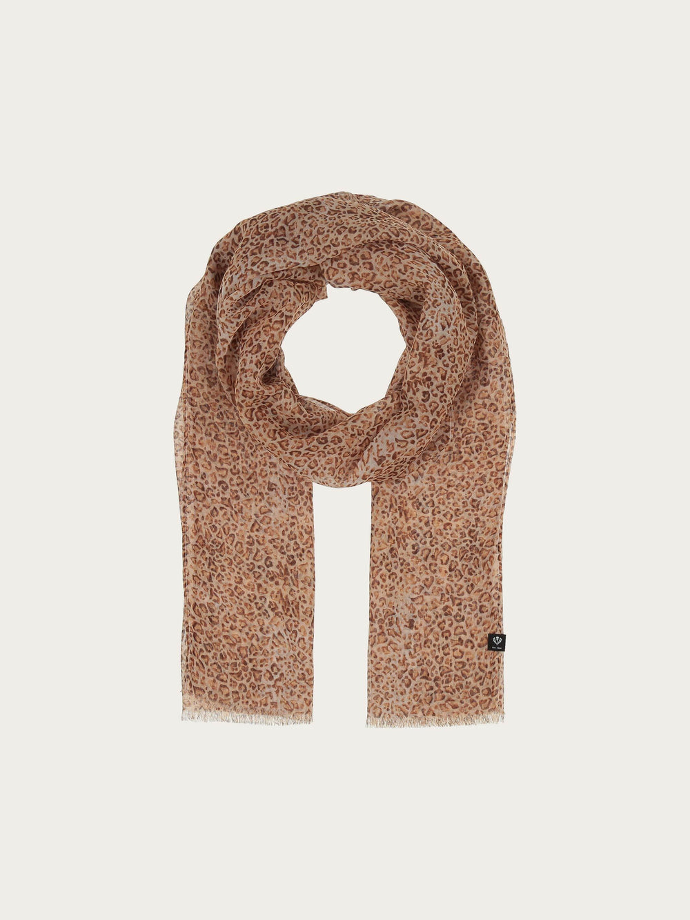 Schal mit zartem Leo-Design