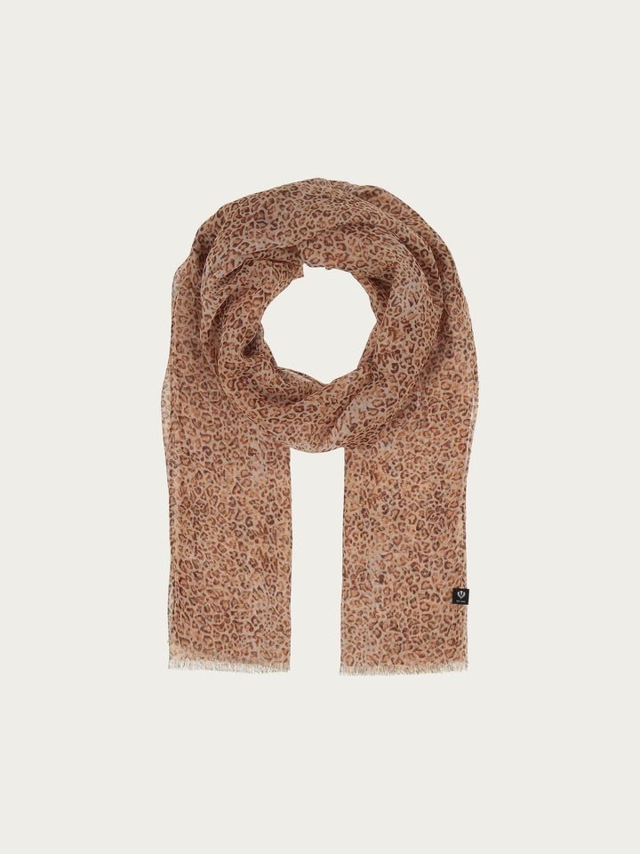 Schal mit zartem Leo-Design