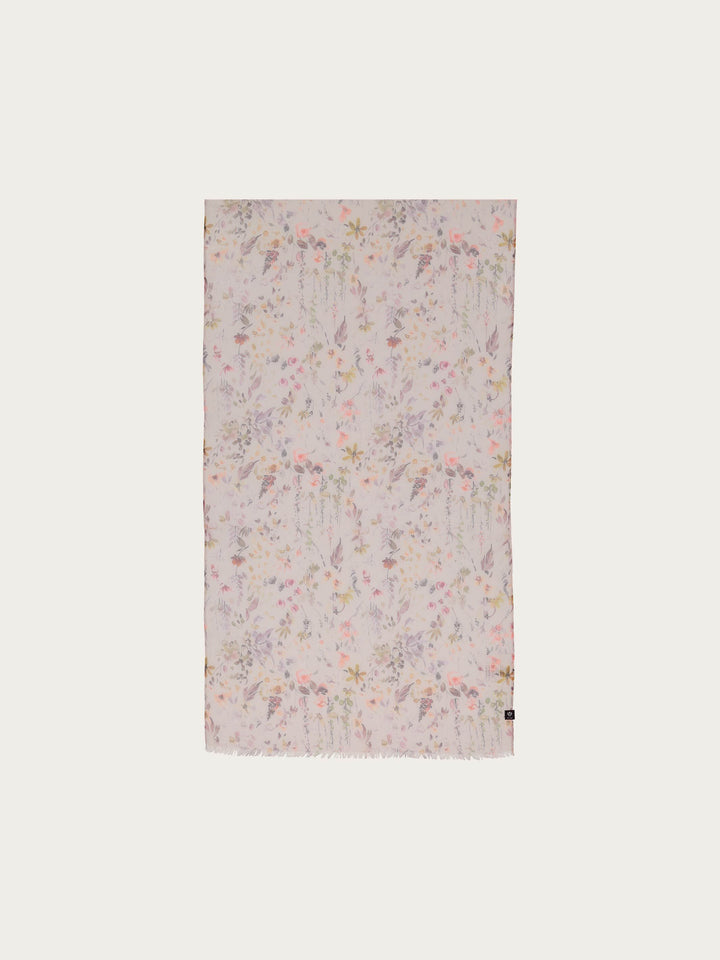 Schal mit zartem Blumen-Design