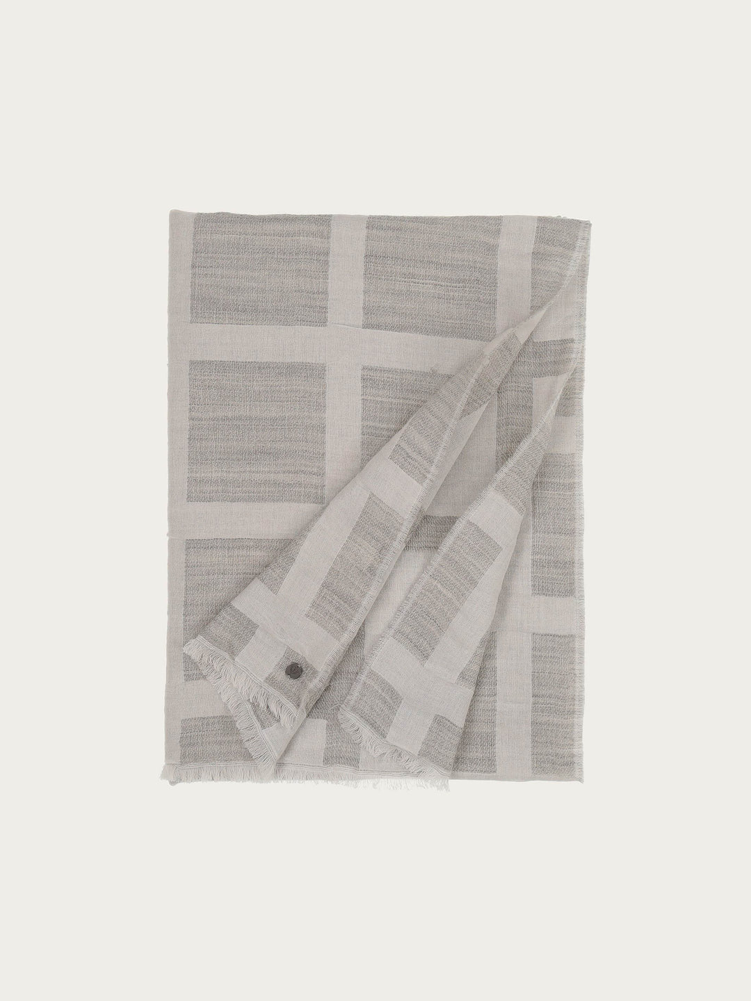 Sustainability Edition - Stola mit XL-Karo in Wollmischung