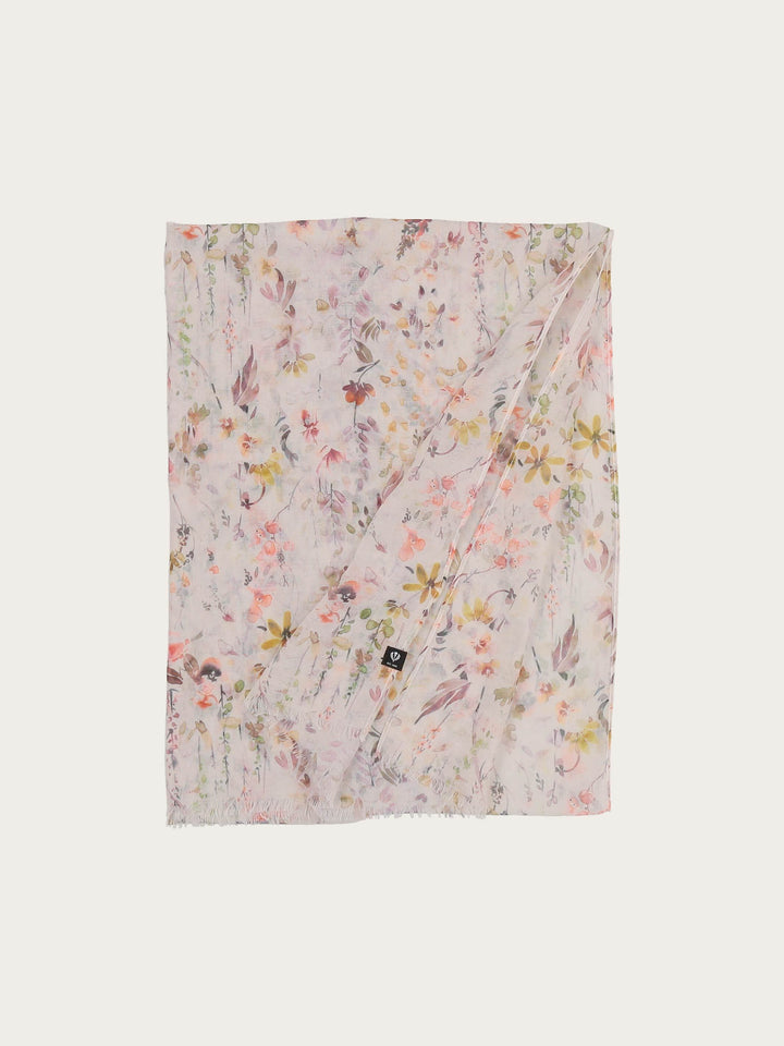 Schal mit zartem Blumen-Design