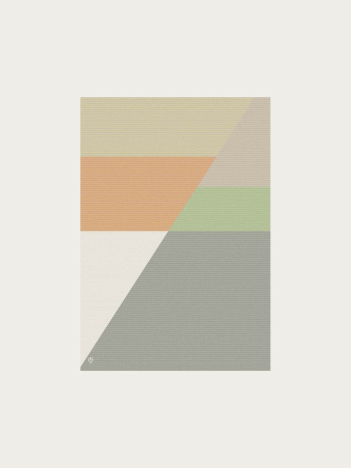 Sustainability Edition - Decke mit asymmetrischen Farb-Blöcken - Made in Germany