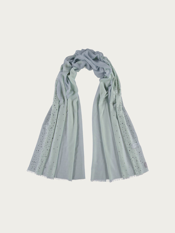 Stola mit Strass in Kaschmirmischung