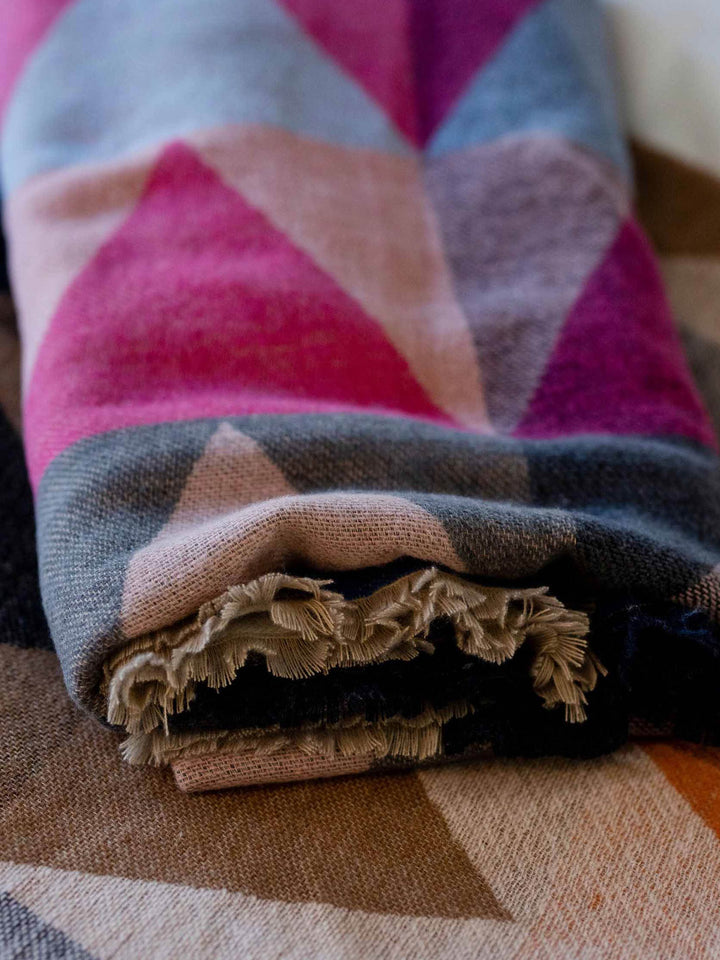 Sustainability Edition - Decke mit Zickzack-Design - Made in Germany