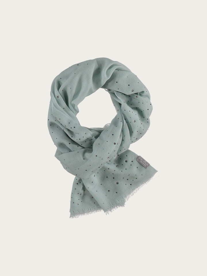 Stola mit Strass in Kaschmirmischung