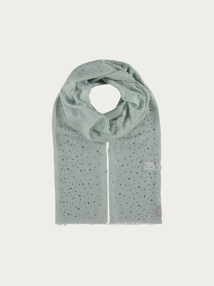 Stola mit Strass in Kaschmirmischung