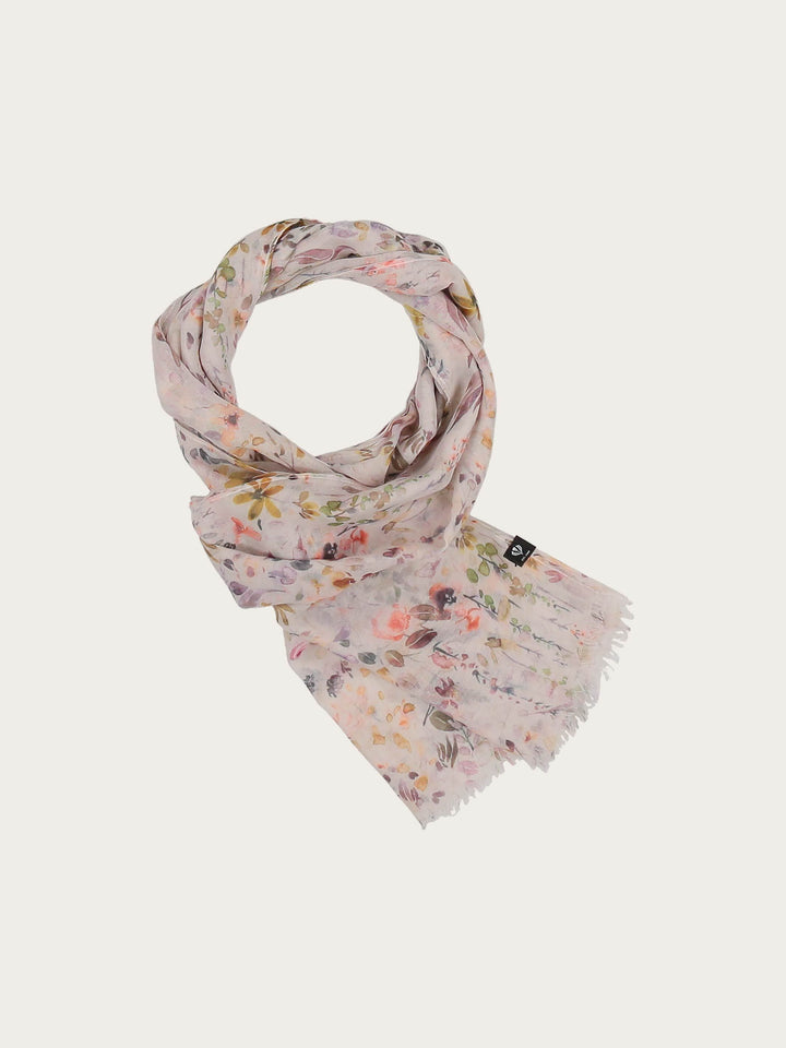 Schal mit zartem Blumen-Design