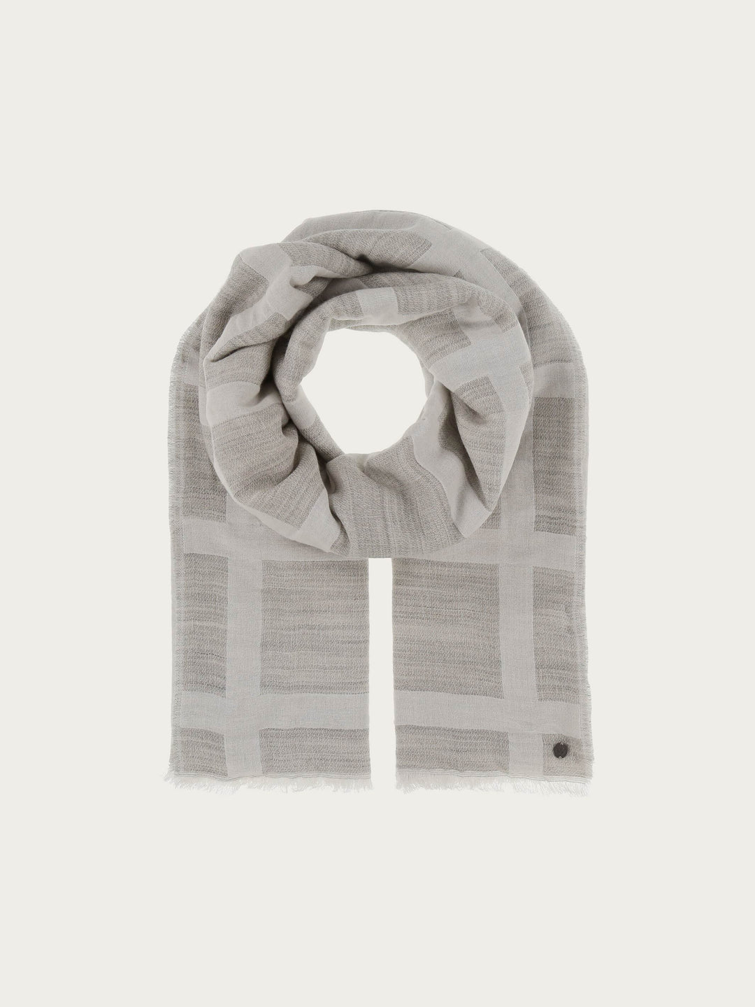 Sustainability Edition - Stola mit XL-Karo in Wollmischung