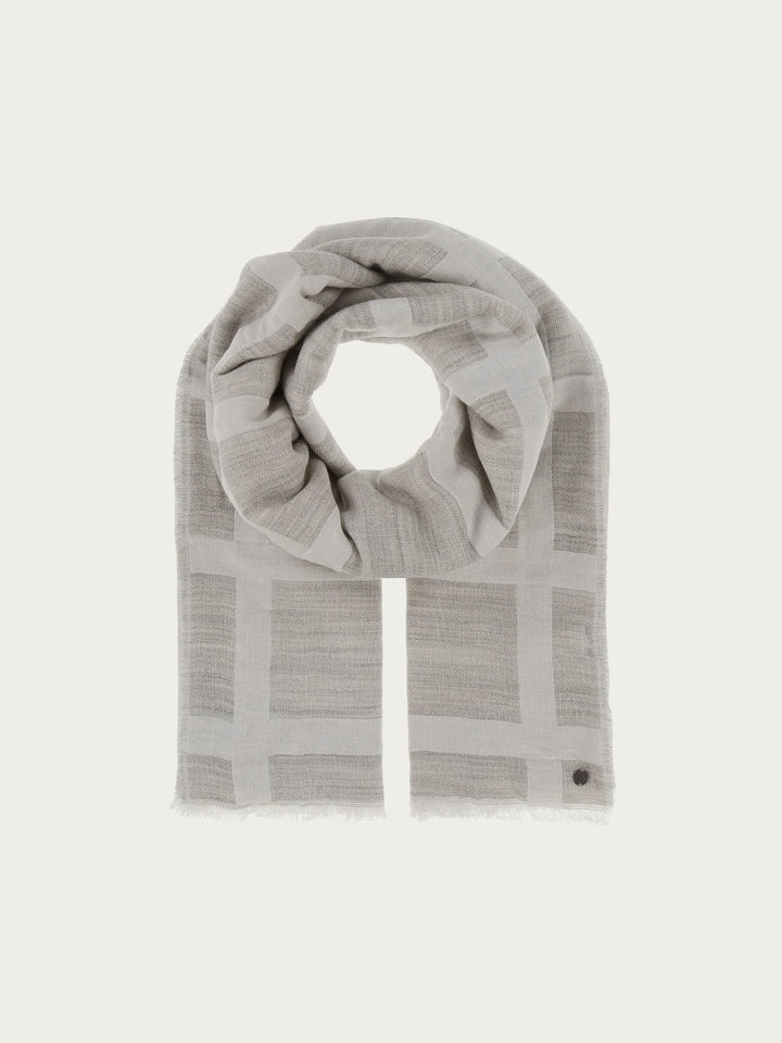 Sustainability Edition - Stola mit XL-Karo in Wollmischung