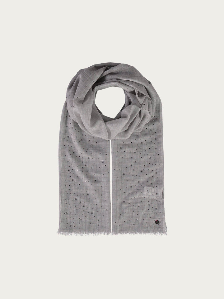 Stola mit Strass in Kaschmirmischung