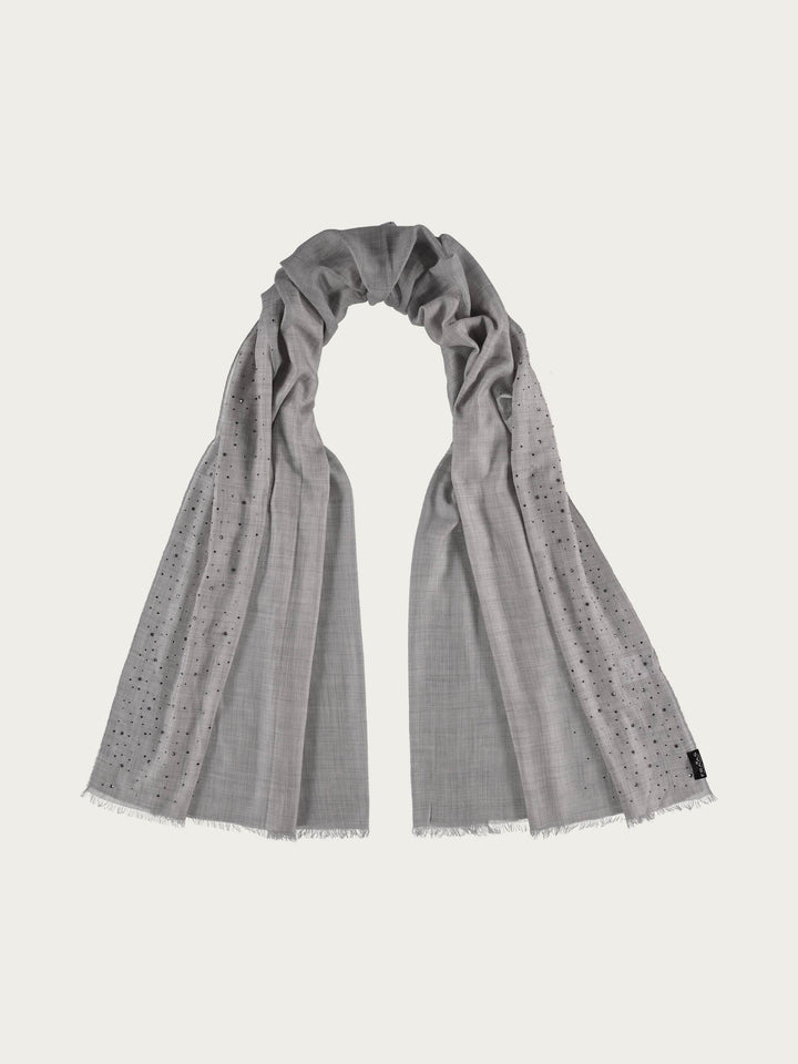 Stola mit Strass in Kaschmirmischung