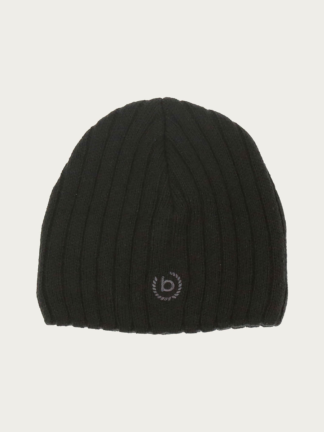 Einfarbige winddichte Beanie mit bugatti Logo