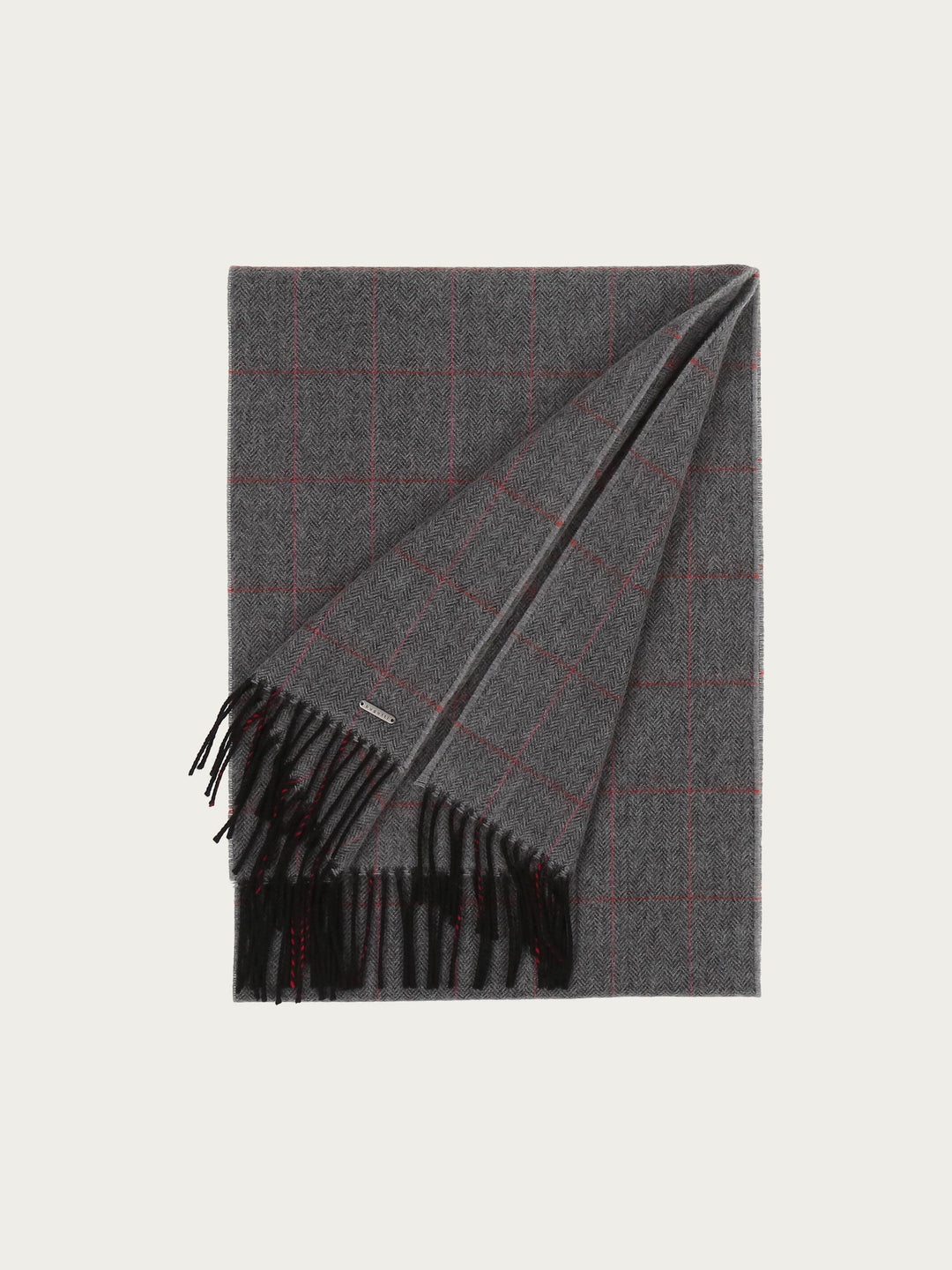 Eleganter bugatti Webschal aus reiner Wolle