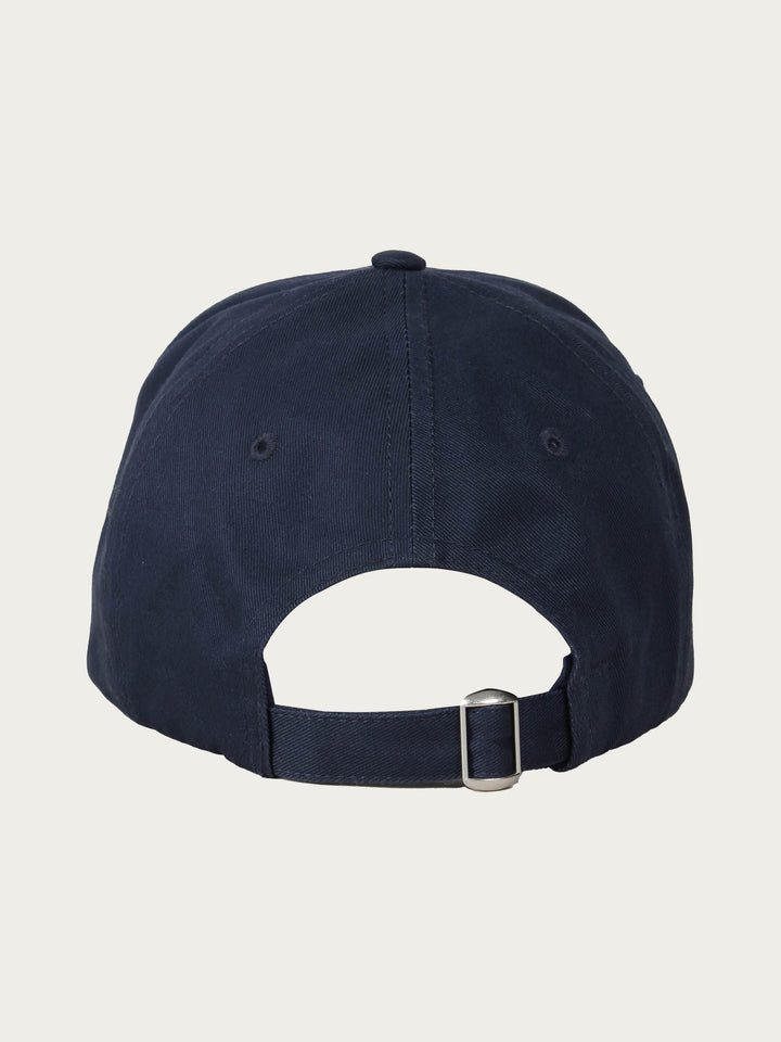 Einfarbige Baseballkappe mit gesticktem bugatti-Logo