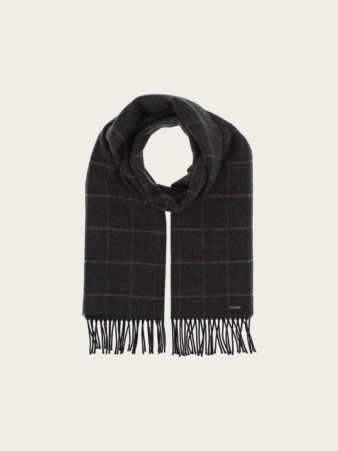 Eleganter bugatti Webschal aus reiner Wolle