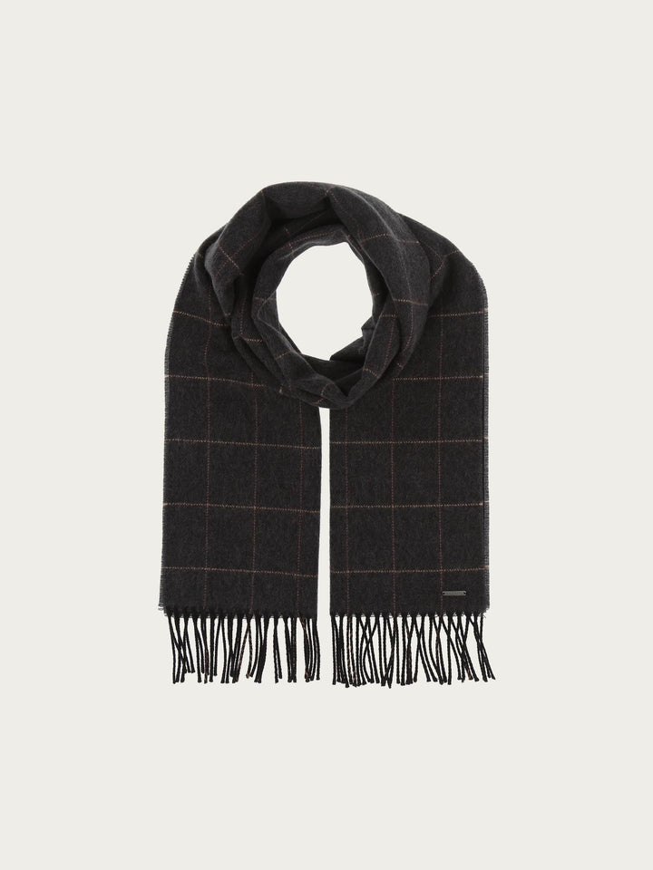 Eleganter bugatti Webschal aus reiner Wolle