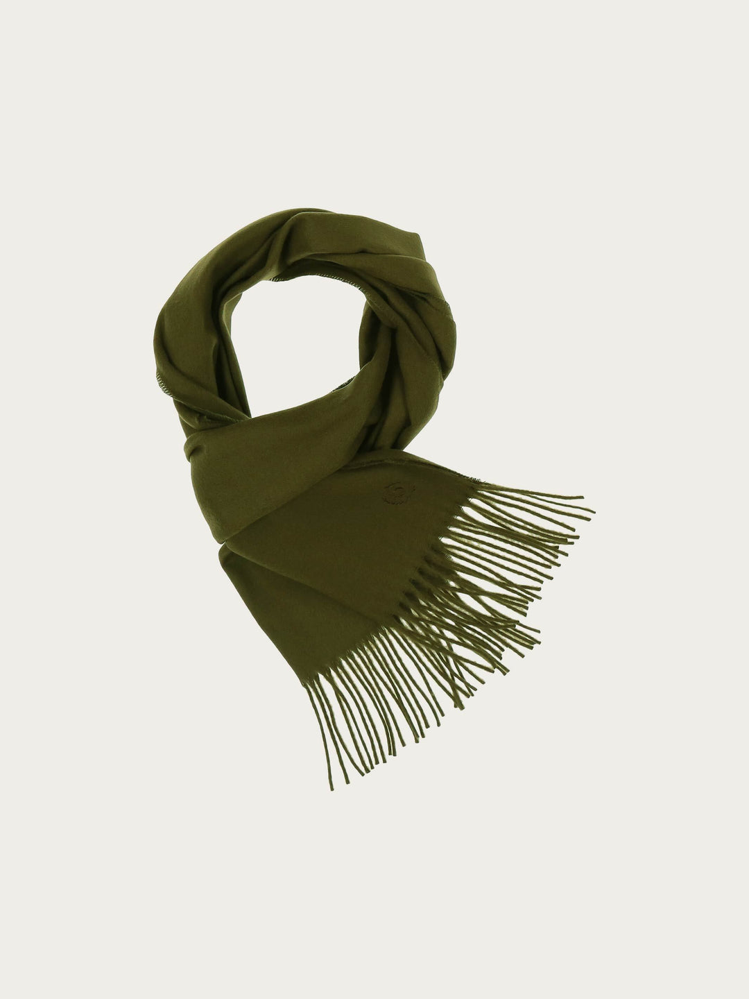 Cashminkschal mit gesticktem bugatti Logo