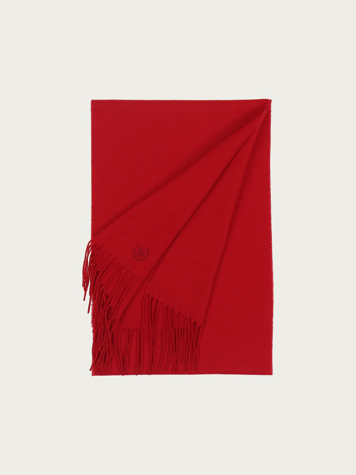 Cashminkschal mit gesticktem bugatti Logo