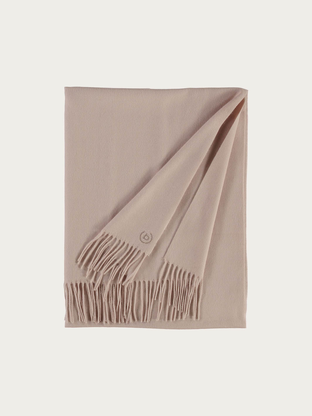 Cashminkschal mit gesticktem bugatti Logo