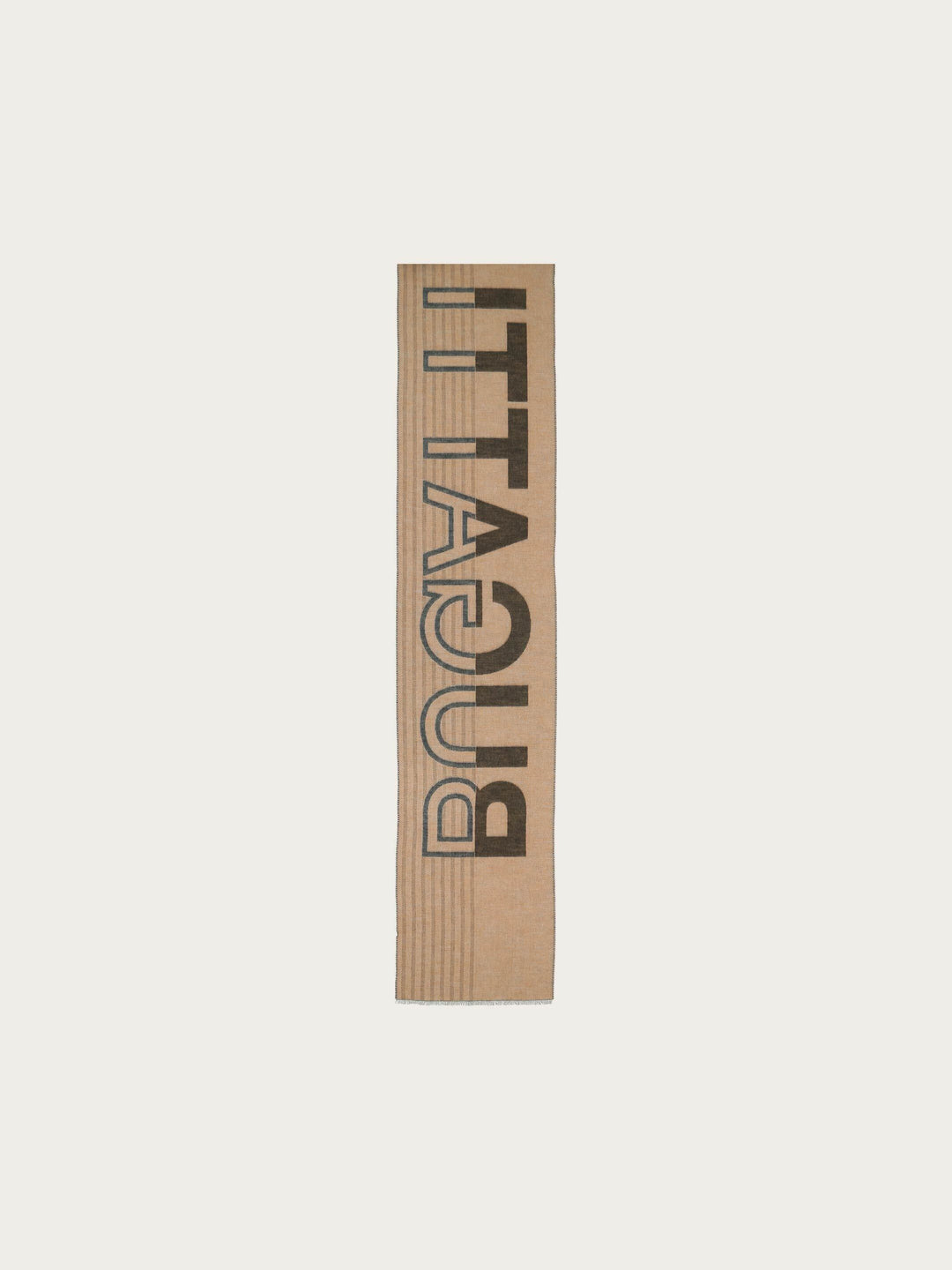 Doubleface Cashmink-Schal mit bugatti-Schriftzug