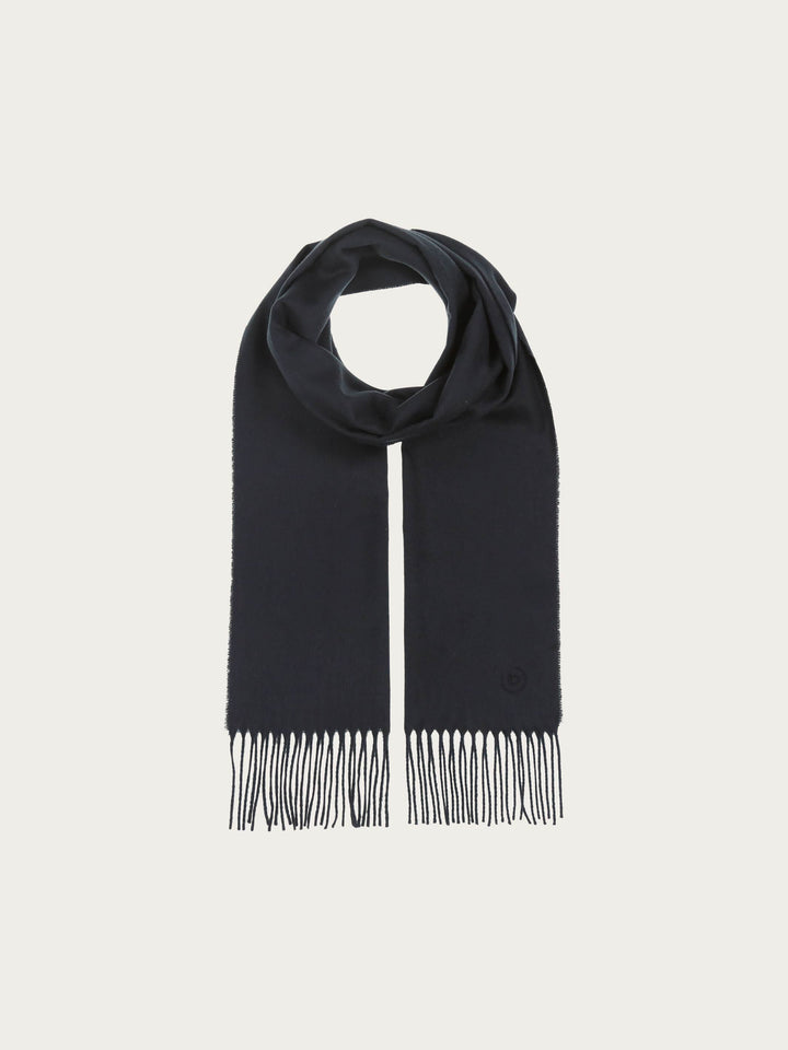 Cashminkschal mit gesticktem bugatti Logo