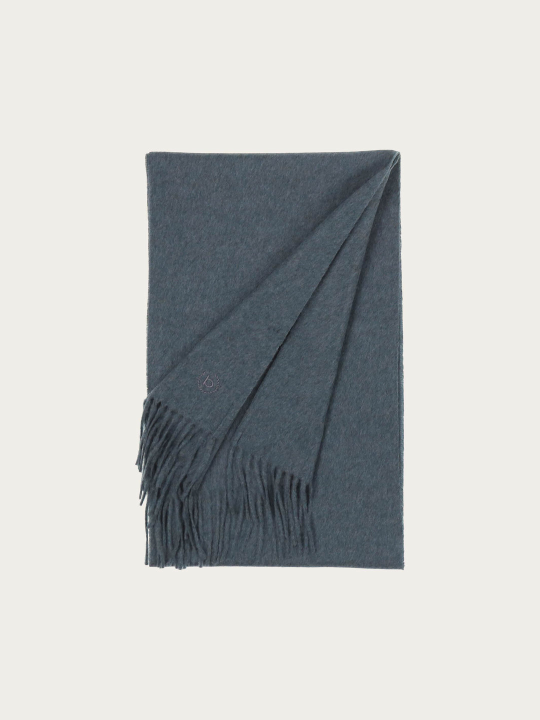 Cashminkschal mit gesticktem bugatti Logo