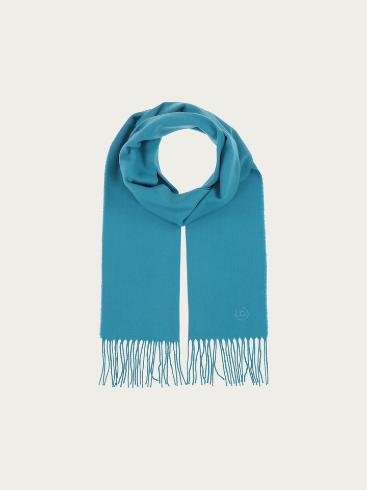 Cashminkschal mit gesticktem bugatti Logo