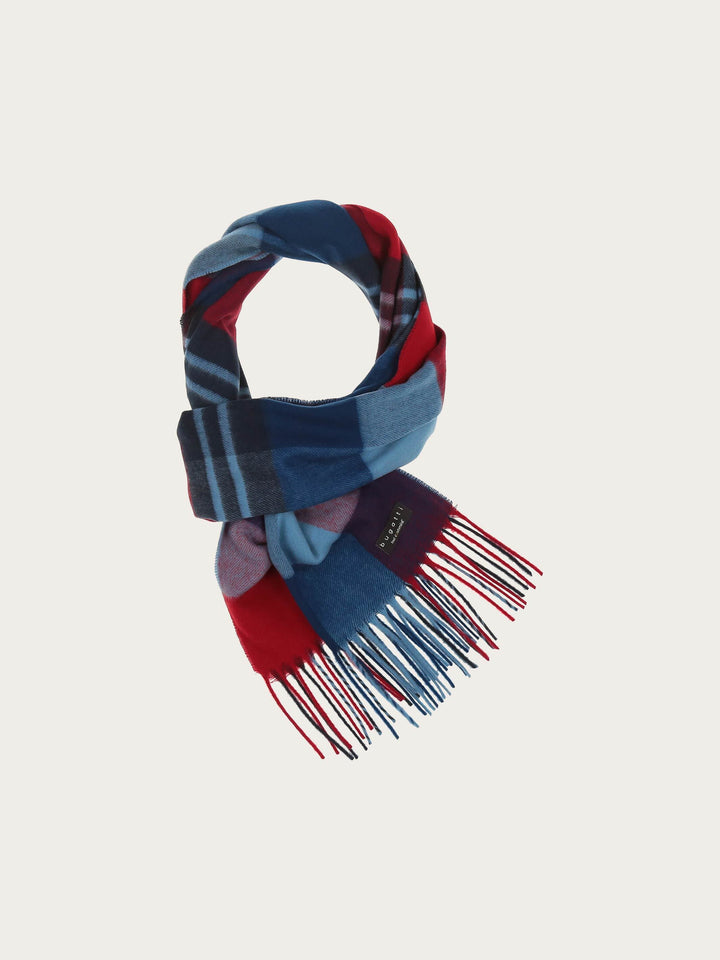 bugatti Cashminkschal mit Karomuster