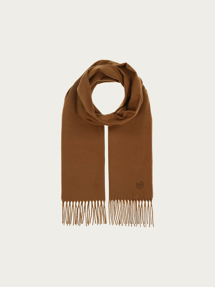 Cashminkschal mit gesticktem bugatti Logo