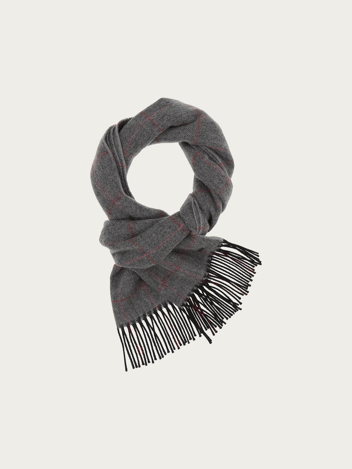 Eleganter bugatti Webschal aus reiner Wolle