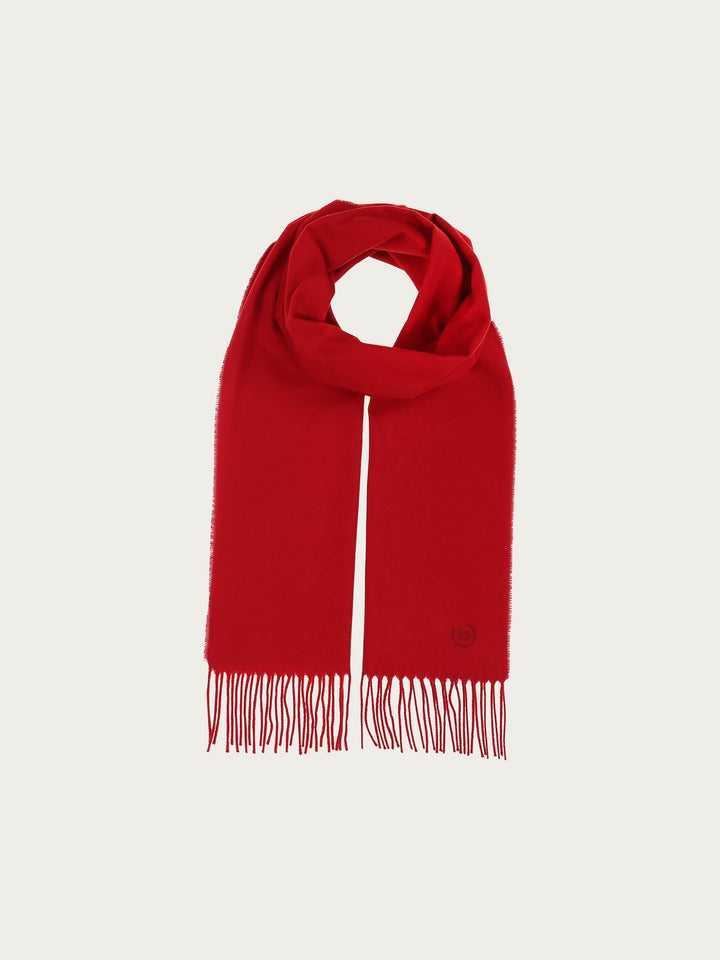 Cashminkschal mit gesticktem bugatti Logo