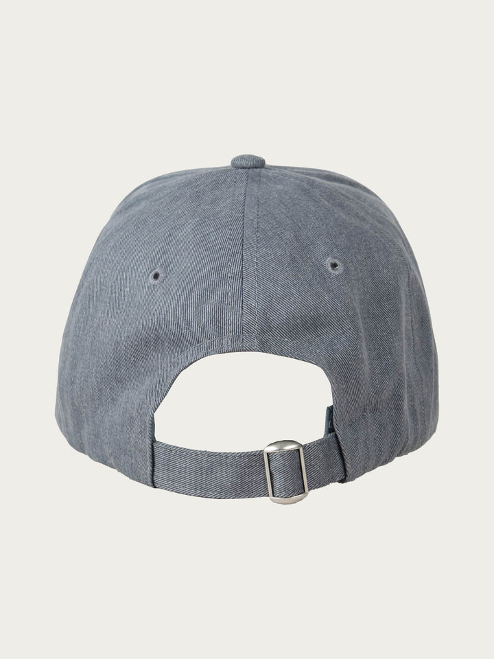 Einfarbige Baseballkappe mit gesticktem bugatti-Logo