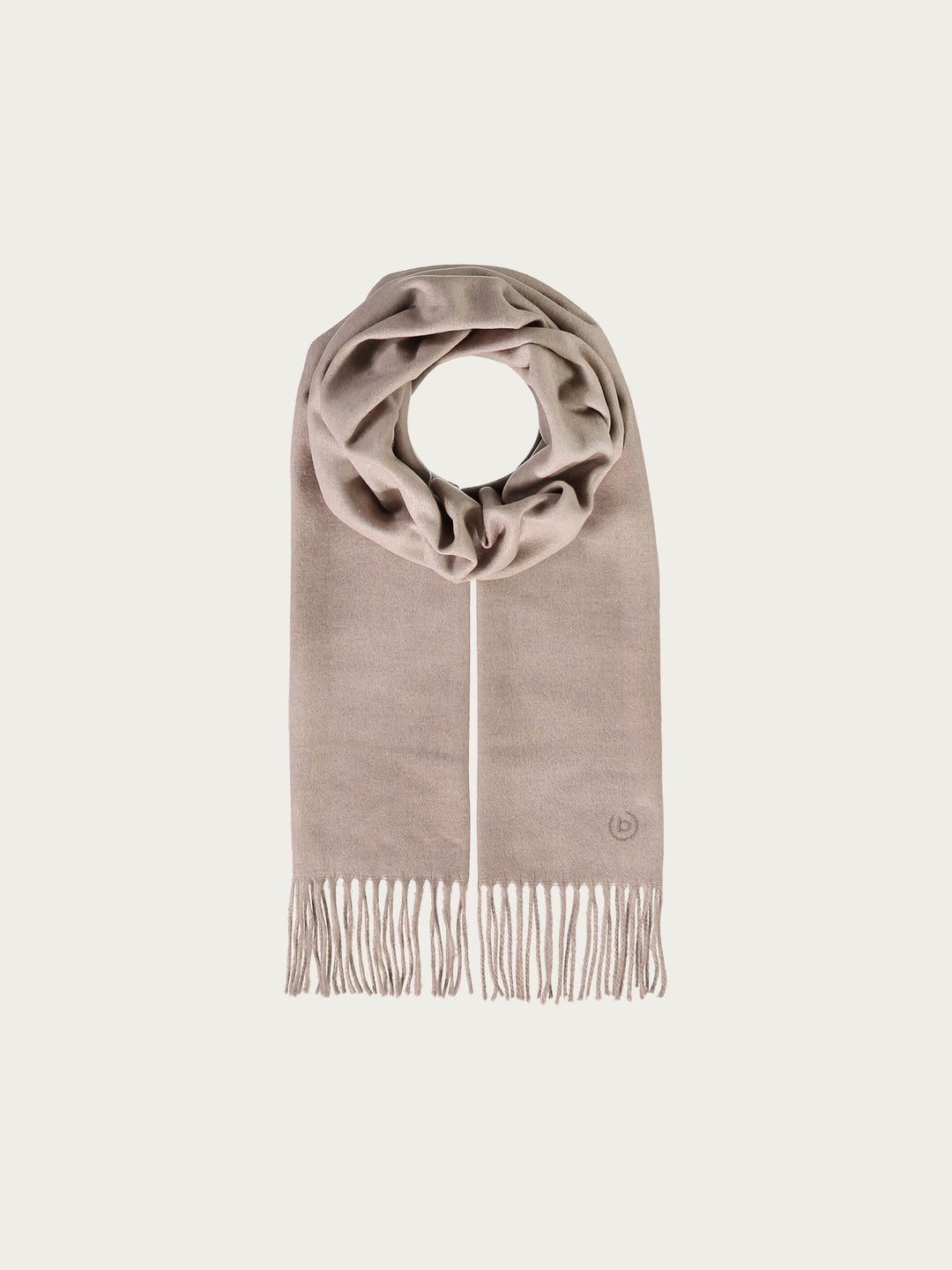 Cashminkschal mit gesticktem bugatti Logo