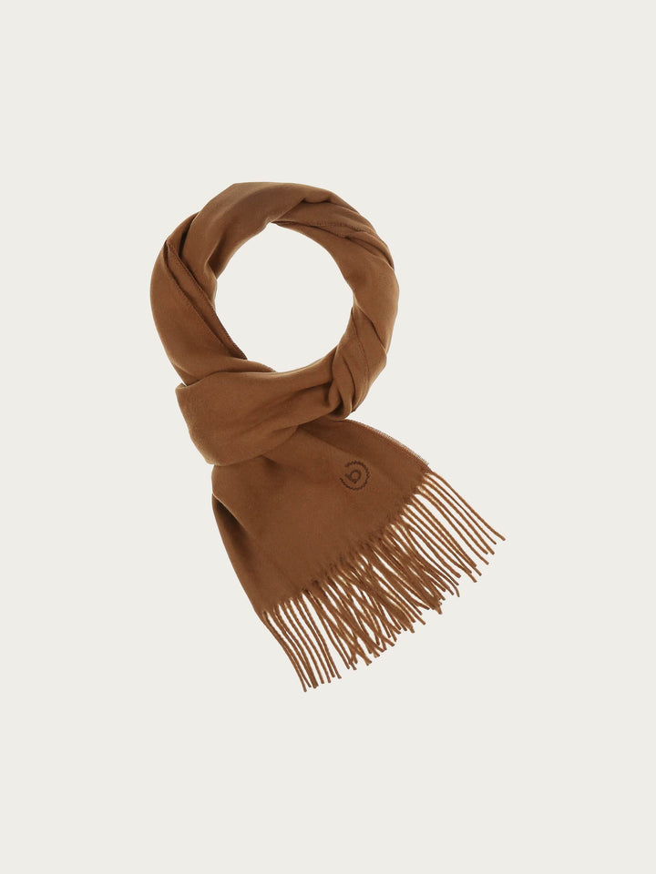 Cashminkschal mit gesticktem bugatti Logo