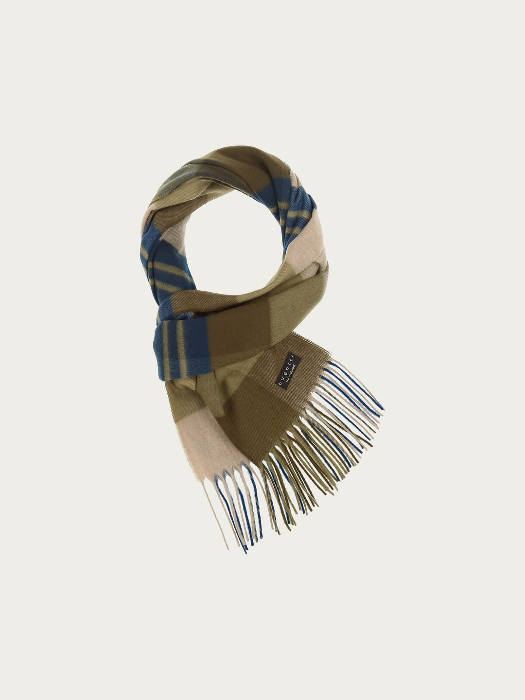 bugatti Cashminkschal mit Karomuster