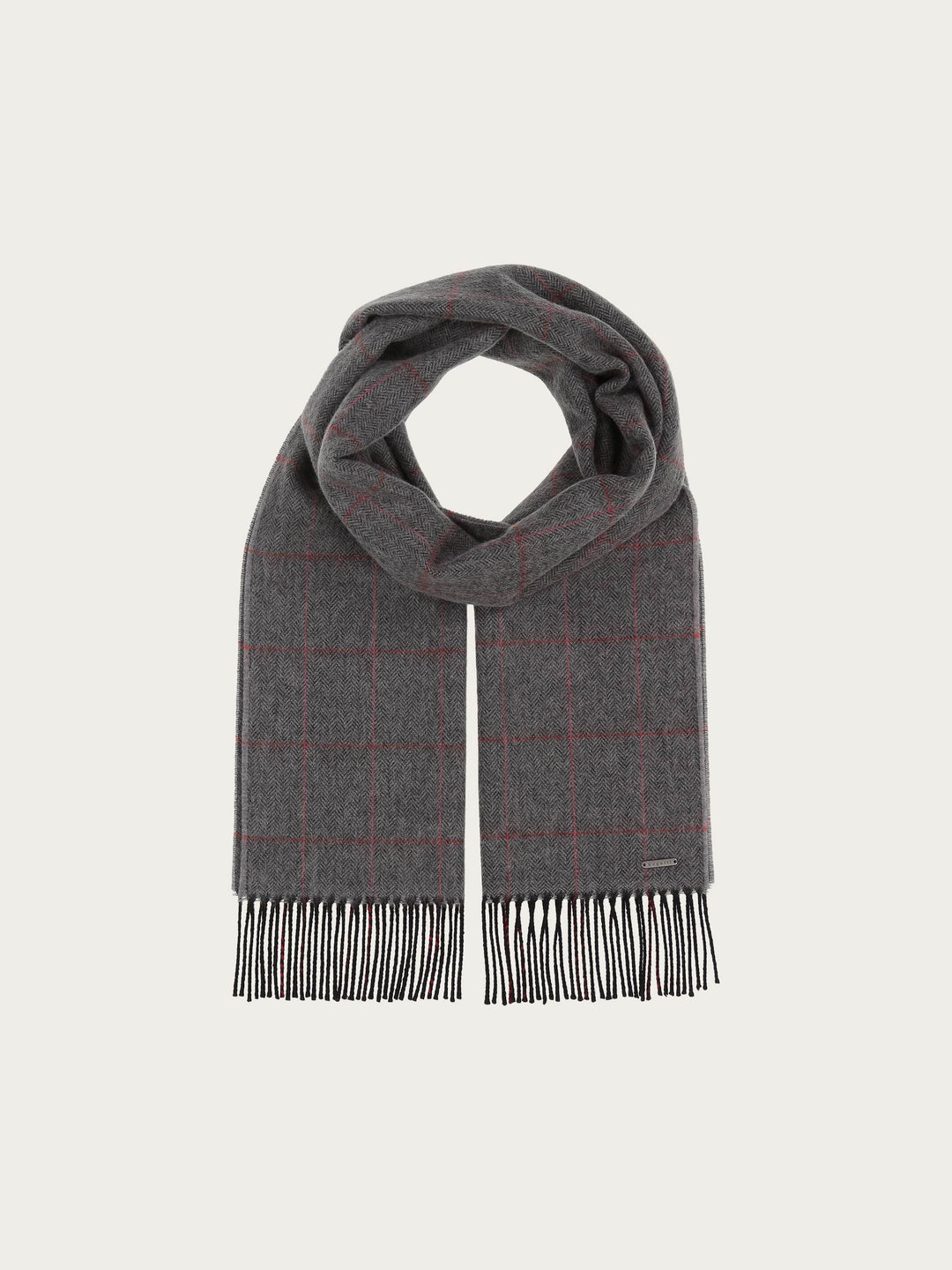 Eleganter bugatti Webschal aus reiner Wolle